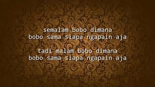 Download lagu Keren banget!  Bobo dimana ( Aliff syukri nur sajat ,Lucintaluna) lirik official mp3