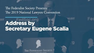 Click to play: Address by Secretary Eugene Scalia