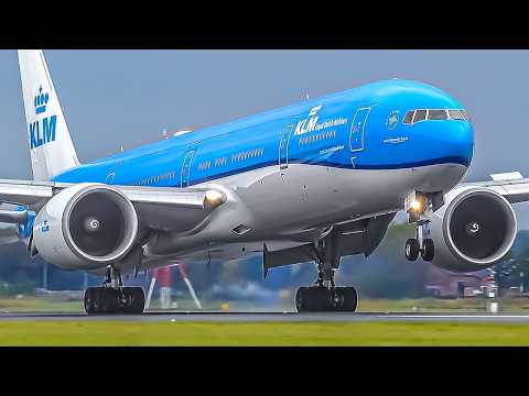 30 MINS of Plane Watching ✈️ Amsterdam Schiphol Airport 🇳🇱