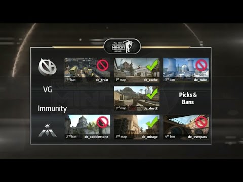 VG. CyberZen vs Team Immunity Day3 패자조 1경기 1세트 PGL CS:GO Asia -EsportsTV