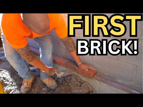 Starting a New Brick Job — Installing the First Course on a Building Addition (Day 1)