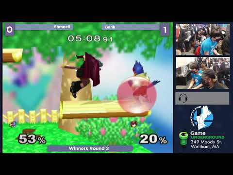 Mass Madness 34 SSBM - Shmeeli (Falco) vs. Bank (Marth) - Melee WR2