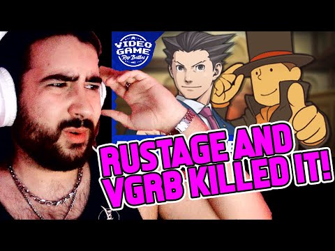 Video Game Rap Battles ft. Rustage - Layton vs Wright Reaction!