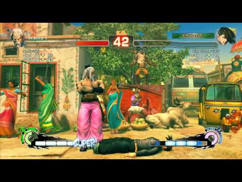 SSF4 AE: Amiyu (Gen) vs Charlotte 0x0 (Yang) - Ranked Match (720p HD)