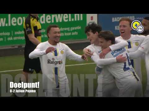 Samenvatting wedstrijd TOGB - FC Lisse 1-2