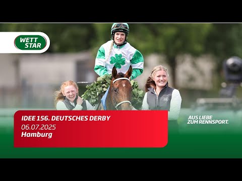 IDEE 156  Deutsches Derby | Sieger  Hochkönig inkl  Siegerinterviews und Siegerehrung