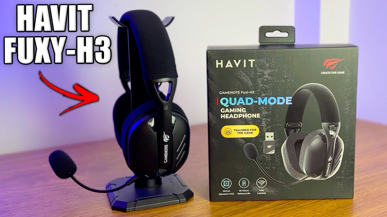 HEADSET SEM FIO GAMER CUSTO BENEFÍCIO! HAVIT FUXI H3! O HEADSET SEM FIO GAMER DE MENOS DE 200 REAIS!