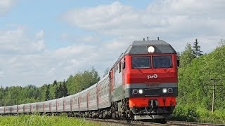 preview picture of video 'Тепловоз ТЭП70БС-232 с детским поездом Приобье - Анапа'