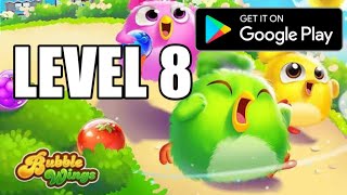 Bubble Wings: offline bubble shooter games Level 8 bubble blast