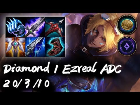 Diamond 1 Ezreal ADC vs Kog'Maw | Pentakill | Korea High Elo Replays
