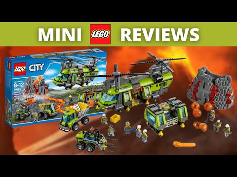 60125 Volcano Heavy-Lift Helicopter - LEGO City Discontinued MINI Review
