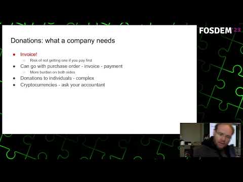 FOSDEM 2023: Financing Open Source by small companies