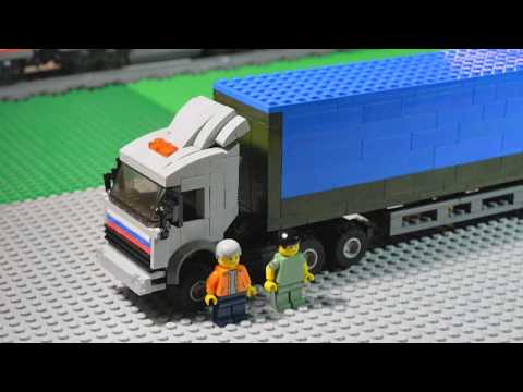LEGO КамАЗ 54115 из сериала Дальнобойщики Инструкция!