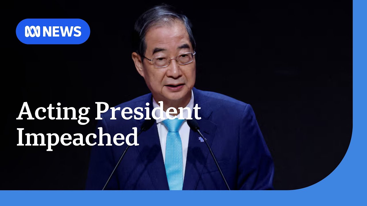 'Unprecedented times': South Korea's Acting President impeached