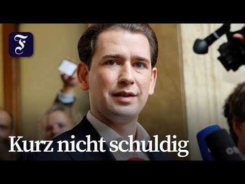 Rechtskräftiger Freispruch für Österreichs Ex-Kanzler Kurz