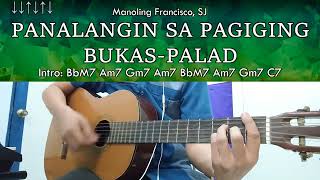 Panalangin Sa Pagiging Bukas-Palad - Guitar Chords