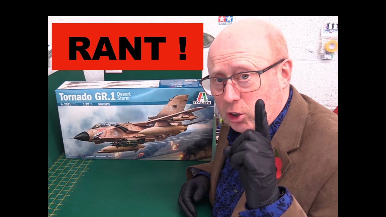 Italeri Tornado GR.1 1/32 (2521) Detailed in-box Kit Review & supplier packaging RANT!