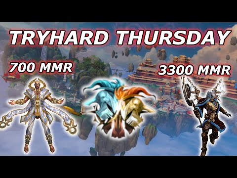 700-3300 MMR IN TODAYS TRYHARD THURSDAY - Season 8 Masters Ranked 1v1 Duel - SMITE