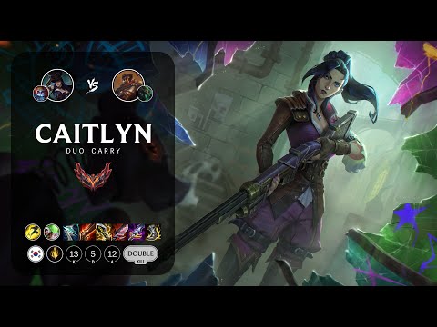 Caitlyn ADC vs Viktor - KR Grandmaster Patch 12.23