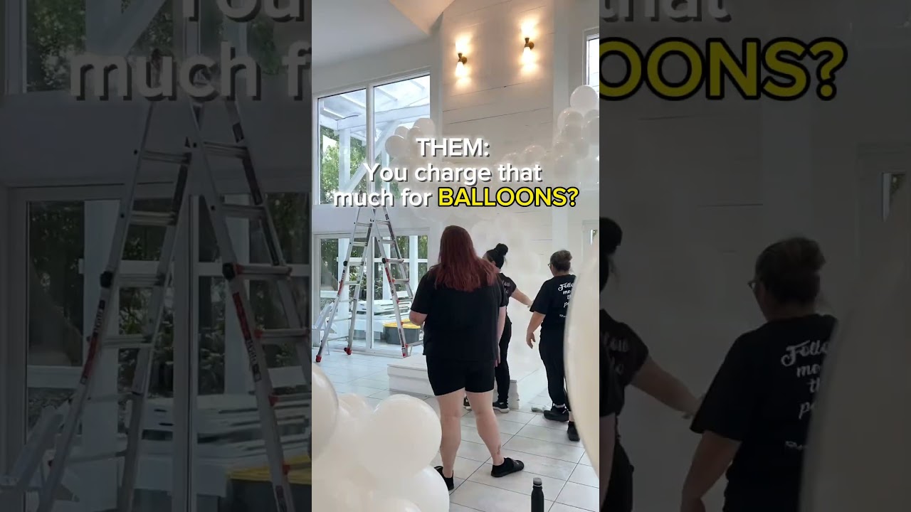 Yes. We charge that much 🤌🏽 #eventdecor #poppinparty #corporate #events