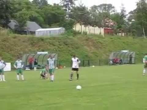 Unia Białopole - Włodawianka 3:3; rzut karny Wojtka Więcaszka