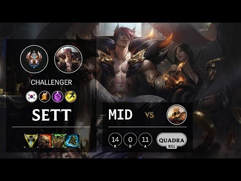 Sett Mid vs Azir - KR Challenger Patch 10.5