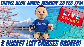 DREAM Cruises Booked! What’s yours? LIVE with Travel Blog Jamie!