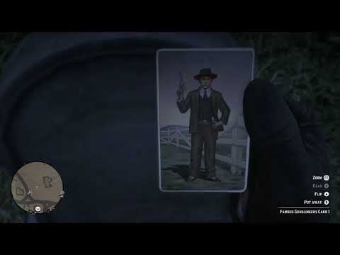 Famous Gunslingers Cigarette Card 1 - Frank Heck - Map Location - RDR2