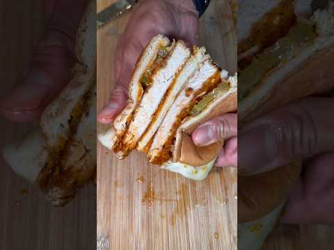 Healthy High Protein Hot Honey Chicken Sandwich #chickensandwich #highprotein #healthyrecipes