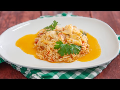 Arroz de Bacalhau Delicioso e LIGHT em 30 Minutos! 😋 Receita FÁCIL e Rápida