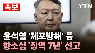[속보] 법원, 윤석열 항소심…징역 7년 선고 / YTN