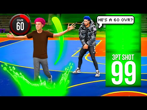 I Used a 60 OVERALL with a 99 3PT RATING on NBA 2K26
