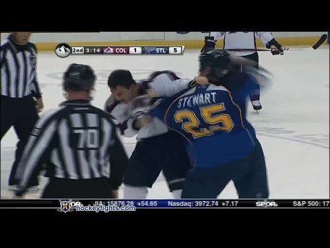 Cory Sarich vs Chris Stewart