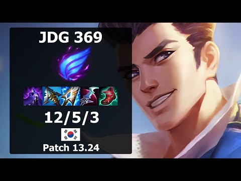 JDG 369 Jayce TOP vs Olaf| Patch 13.24 KR Challenger