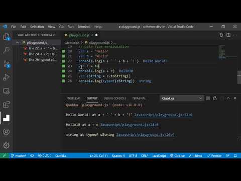 Software Dev Training Javascript Part One