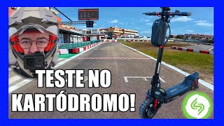 ISINWHEEL GT2I tested this E-Scooter at a go-kart track! Power, Speed, and Safety