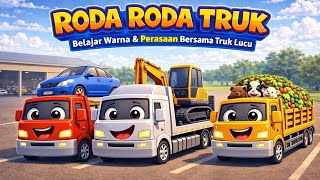 Download lagu Roda Roda TRUK Berputar 🎶- Lagu Anak Belajar Mengenal Warna & Perasaan 💛 | Lagu Anak Edukatif Lucu mp3