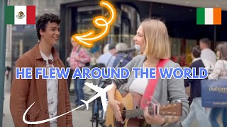 Download lagu He FLEW around the WORLD to SING with me | Perfect (Ed Sheeran) Allie Sherlock Cover mp3