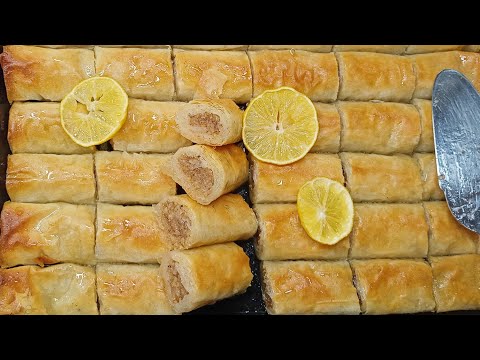 Fantastična rolovana baklava sa orasima i pšeničnim grizom😋.