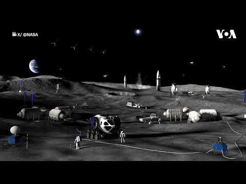 NASA计划在月球表面建造基地