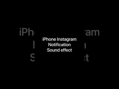 iPhone Instagram notification sound effect