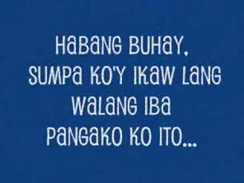 Habang Buhay by Yeng Constantino with lyrics
