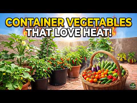 Container Vegetables Summer Heat Loving