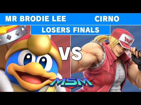 MSM Online 24 - Mr Brodie Lee (DeDeDe) Vs Cirno (Terry) Losers Finals - Smash Ultimate