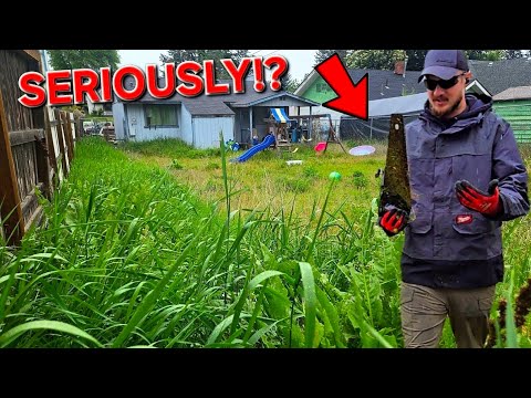 Backyard So Hazardous The Grandkids Have To Play Out Front