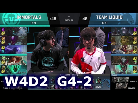 Liquid vs Immortals Game 2 | S7 NA LCS Spring 2017 Week 4 Day 2 | TL vs IMT G2 W4D2