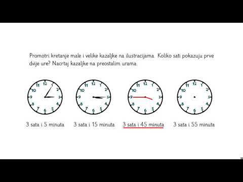 Profil Klett – VIDEOLEKCIJE: Sati u danu - 2. razred