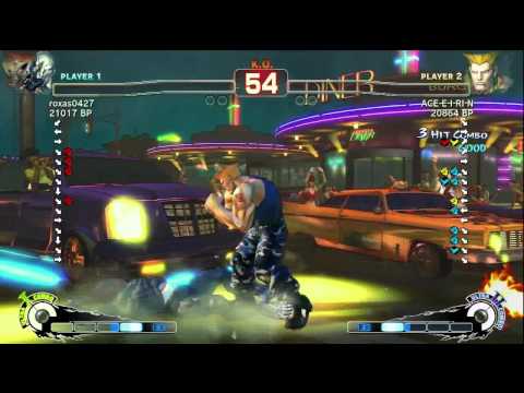 roxas0427 [Seth] vs ACE・EIRIN [Guile] uramakiroll [Ibuki] SSF4 Japanese Ranked - Xbox Live