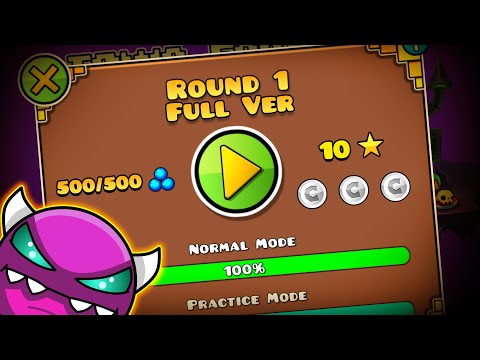 ROUND 1 FULL VERSION [4K, 60fps] || Geometry Dash World