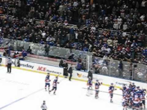 John Mitchell gets stopped in a Shoot Out vs New York Rangers 2-24-12  Islanders Win!